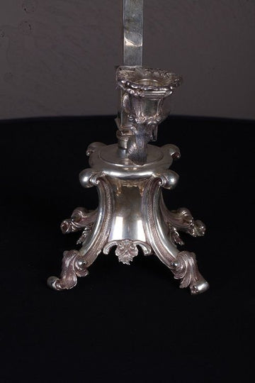 Antica lampada da scrivania inglese in Sheffield del 1900