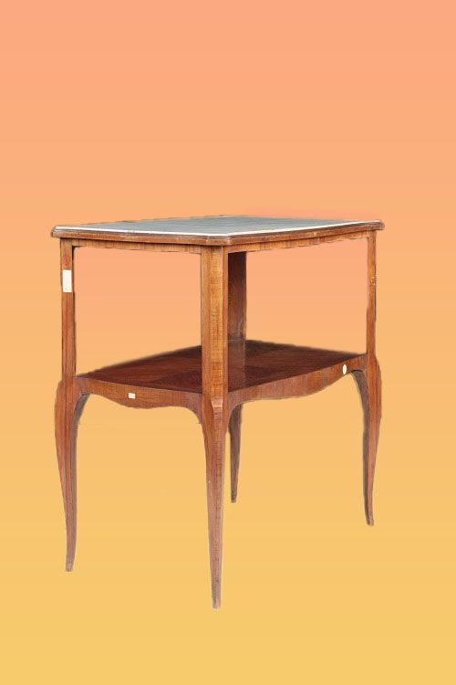 Antico tavolino francese del 1800 stile Transizione in bois de rose