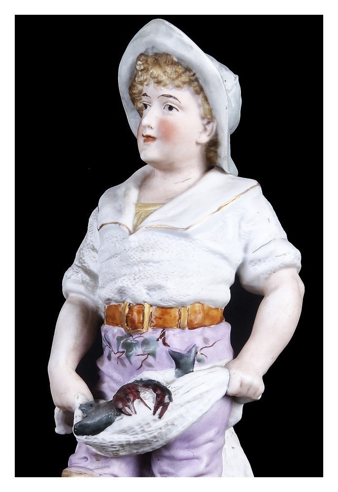 Antiche statuine in porcellana antica inglese del 1800