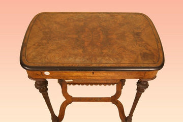 Antique Victorian style Sewing Table with inlays