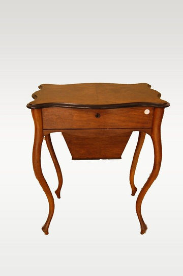 Antica toilette austriaca del 1800 stile Biedermeier in noce
