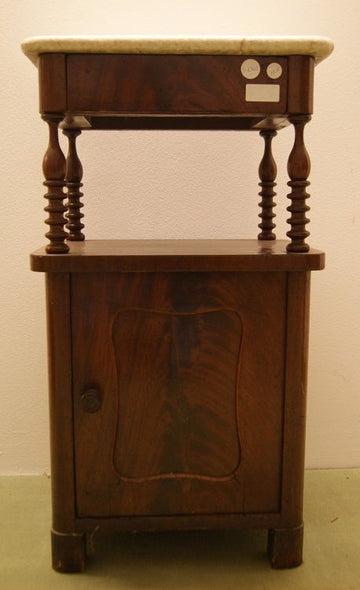 Antico mobiletto italiano del 1800 stile Luigi Filippo in mogano