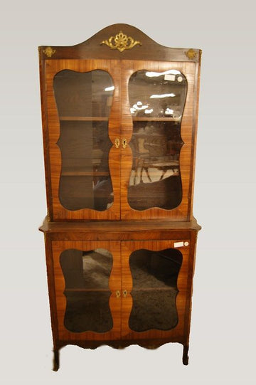Antica vetrinetta francese del 1800 stile Transizione in mogano