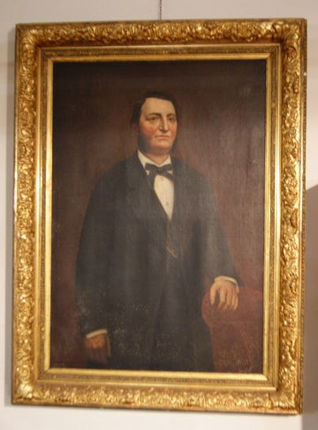 Antico dipinto del 1800 francese firmato Reverchon 1885