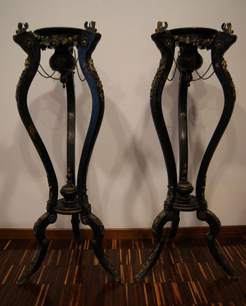 Empire style Plant Stand with bronzes