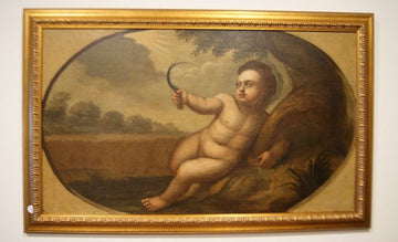 Olio su tela del 1700 "Allegoria dell'estate"