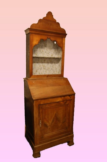 Ancient tall Cupboard from the 1800s with display case
