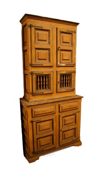 Ancient rustic lacquered Cupboard - Antique Furniture - 1900