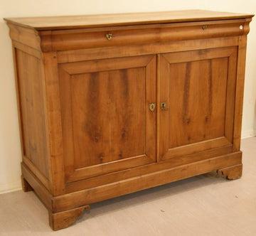 Antica credenza francese semplice del 1800 in ciliegio