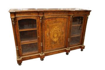 Louis XVI English sideboard from the early 1800s with inlays