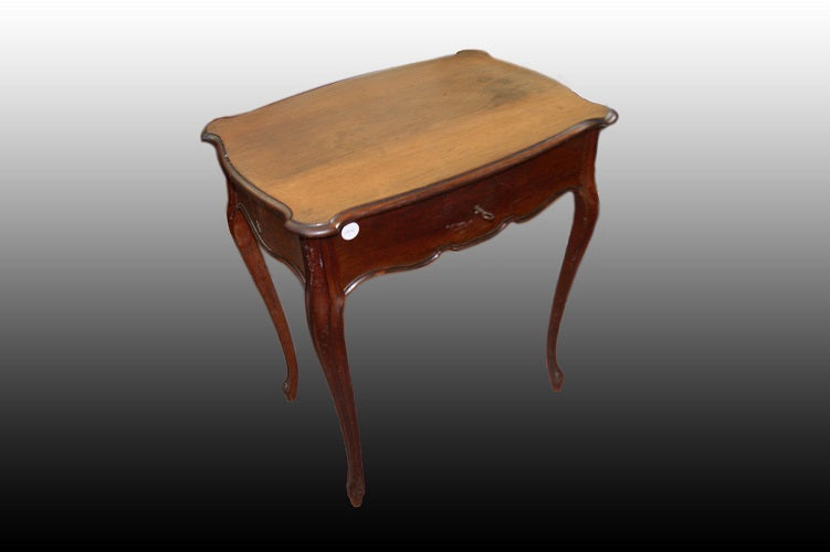 Antico Bellissimo tavolino da lavoro francese del 1800 stile Luigi Filippo in legno di palissandro