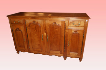 French Cupboards in cherry wood with 4 doors and drawers from the early 1900s