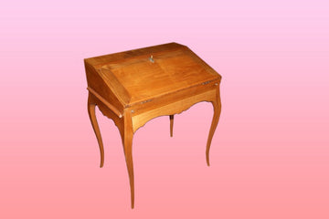 Antique French cherry Bureau Writing desk from the 1800s
