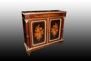 French Servant Sideboard from 1800 Louis XVI style in Restored Ebony