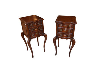 Pair of beautiful French bedside cabinets from the mid 1800s Provençal style
