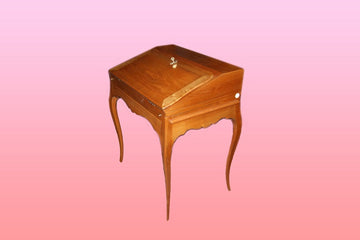 Antique French cherry Bureau Writing desk from the 1800s
