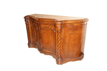 Servante sideboard inglese di metà 1800 stile Vittoriano in legno di olmo