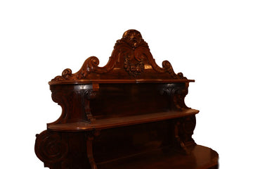 Credenza francese stile Luigi Filippo del 1800 in legno di mogano