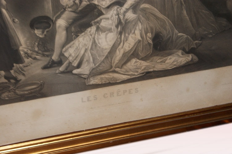 Coppia di bellissime stampe antiche francesi del 1800 con personaggi
