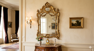 Specchi antichi dorati: eleganza, luce e prestigio senza tempo