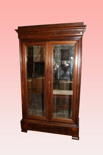 Armoire française des années 1800, une porte avec miroir droit