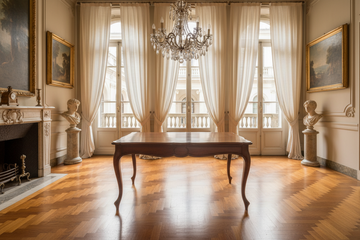 Ausziehbarer quadratischer Provenzalischer Tisch