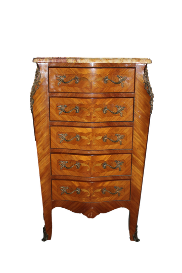 Cinquino francese in stile Luigi XV – XIX secolo