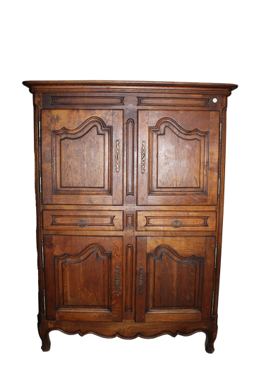Elegante stipo francese in rovere massello – fine XIX secolo, stile Provenzale