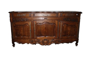 Magnifica credenza francese in ciliegio scuro – fine XIX secolo, stile Provenzale