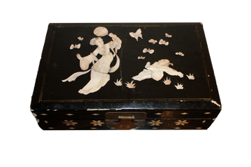 Boîte laquée orientale - XIXe siècle