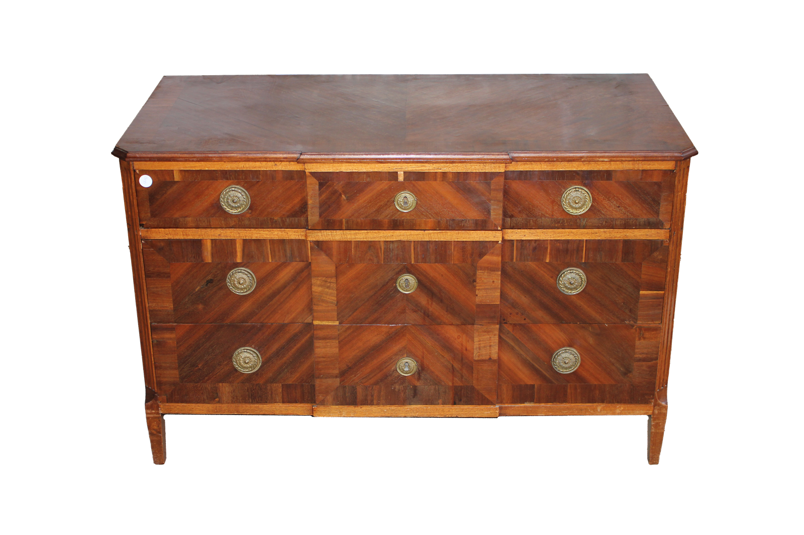 Louis XVI mahogany chest of drawers - mid-19th century