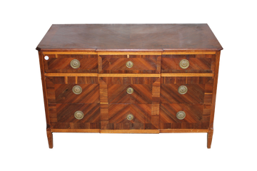 Louis XVI mahogany chest of drawers - mid-19th century