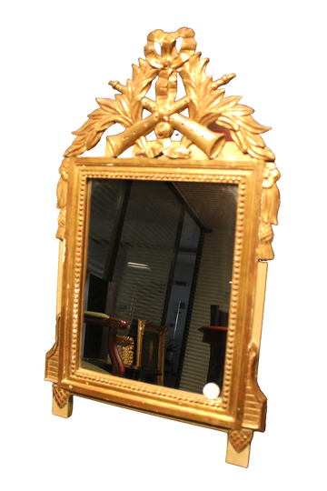 Miroir en bois doré de style Louis XVI – France, seconde moitié du XIXe siècle