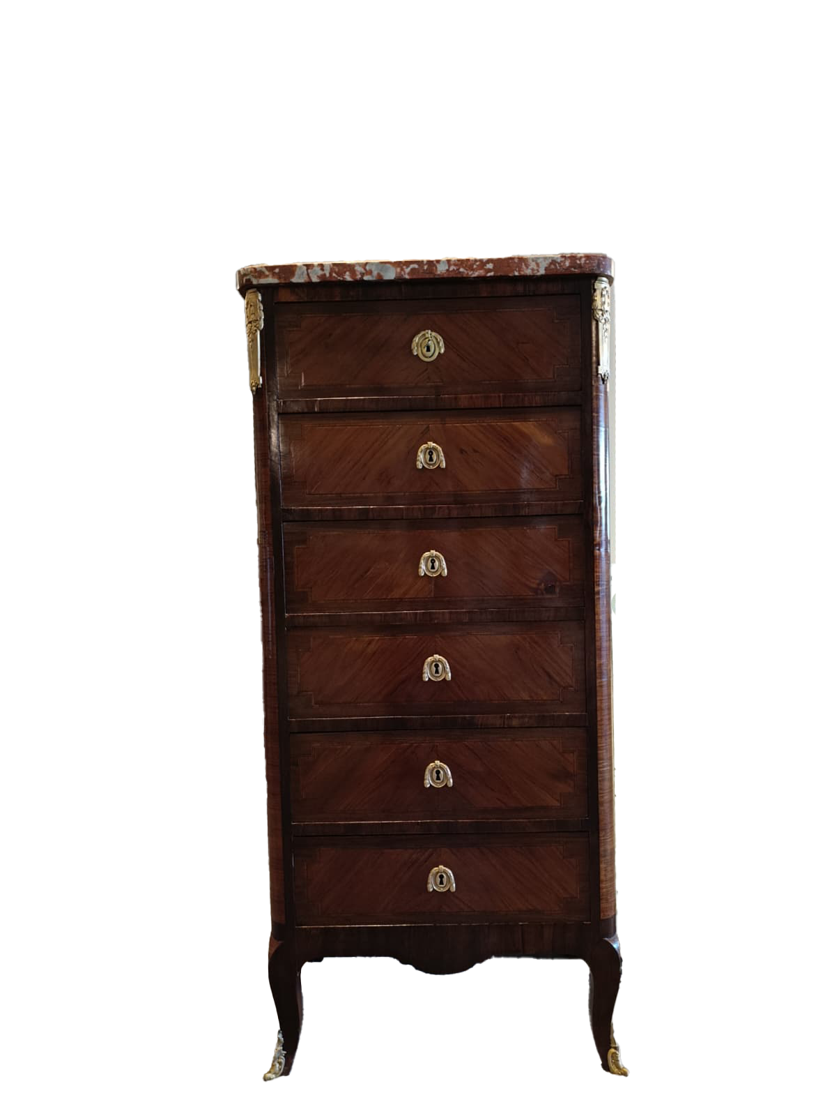 French sestino from the second half of the 19th century in Transition style