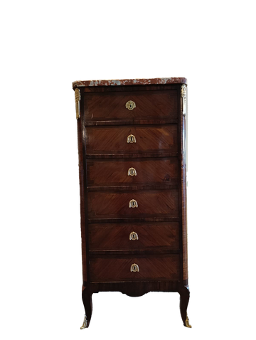 French sestino from the second half of the 19th century in Transition style