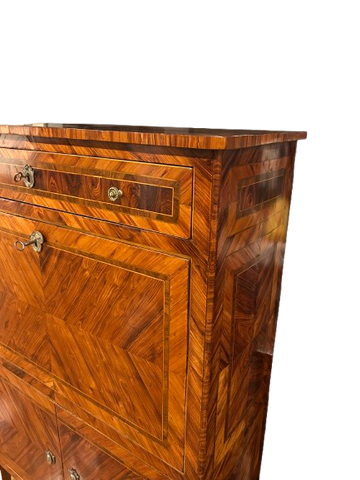 Französischer Sekretär aus Bois de Rose im Louis-XVI-Stil – Zweite Hälfte des 18. Jahrhunderts