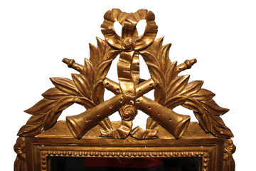 Miroir en bois doré de style Louis XVI – France, seconde moitié du XIXe siècle
