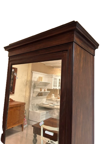 Armadio ad 1 anta a specchio Francese stile Direttorio