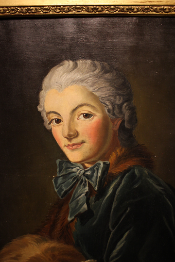 Huile sur toile représentant un noble - XIXe siècle