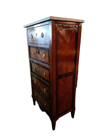 Secrétaire francese stile Luigi XVI del 1800