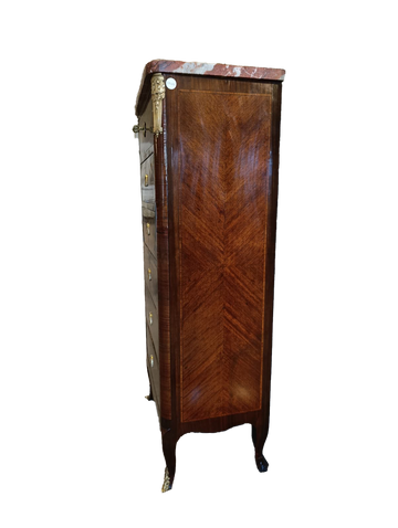 French sestino from the second half of the 19th century in Transition style