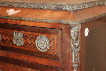 Piccolo Settimino a 6 Cassetti stile Transizione in Legno di Bois de Violette