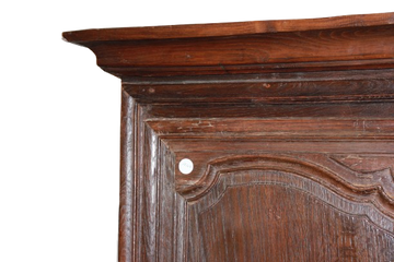 Stipo ad 1 Porta Francese di inizio 1800 in legno di Quercia