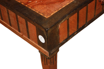 Tavolino Quadrato Francese stile Luigi XVI con intarsi