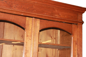 Bibliothèque française en chêne style Louis-Philippe – Fin du XIXᵉ siècle