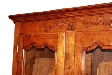 Grande bibliothèque française à deux portes en chêne style Provençal – Seconde moitié du XIXᵉ siècle