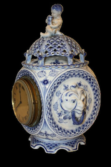 Royal Doulton English Porcelain Clock with Zenith Movement – Second Half of the 19th Century