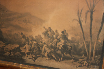 Interesting Pair of Italian Engravings Depicting Battle Scenes, Late 18th – Early 19th Century