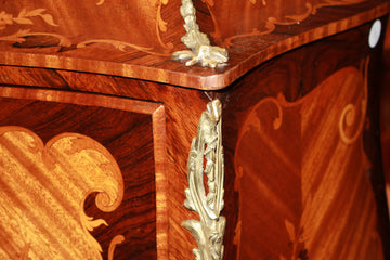 Secretaire con marmo stile Luigi XV