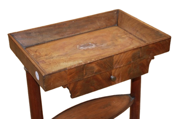 Tavolino Svuota Tasche Stile Impero del XIX secolo In Mogano